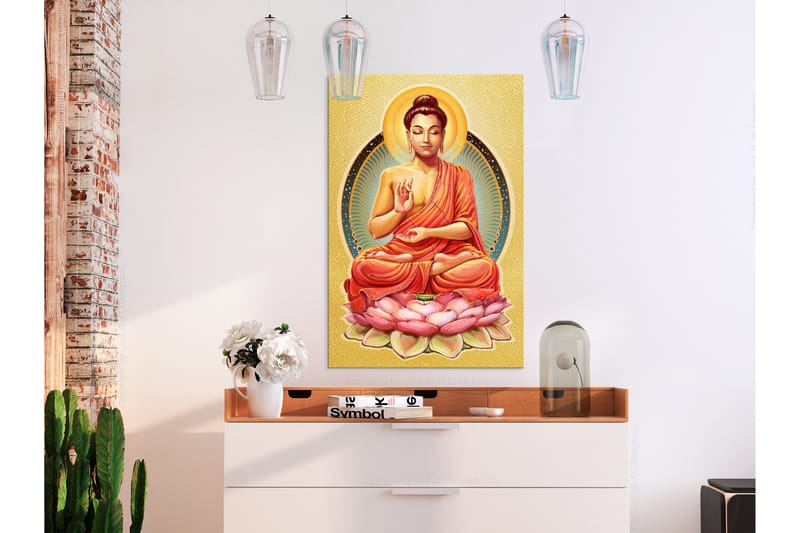 TAVLA Peace of Buddha (1 Part) Vertical 60x90 - Artgeist sp. z o. o. - Canvastavla
