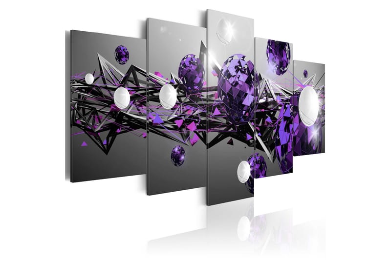 Tavla Purple Solar System 200x100, Artgeist sp. z o. o.