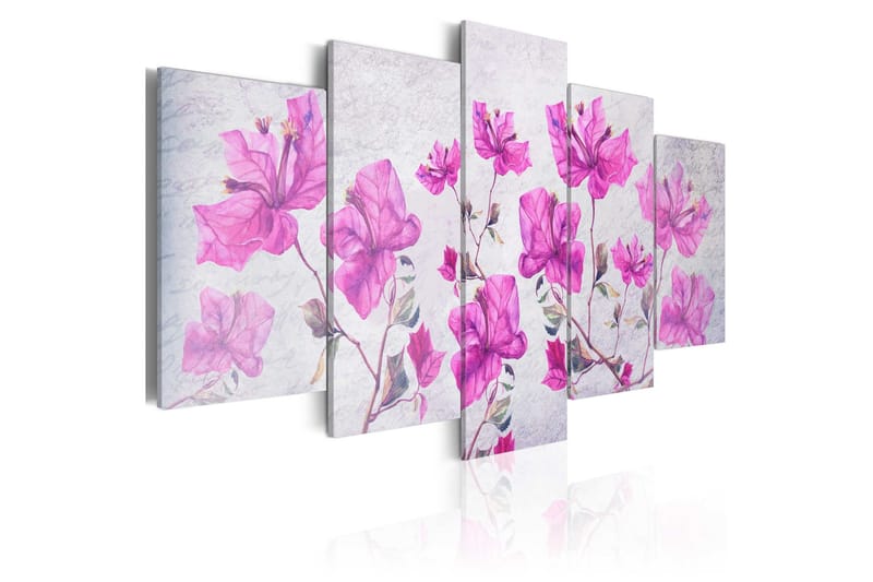 Tavla Purple Flowers 100x50, Artgeist sp. z o. o.