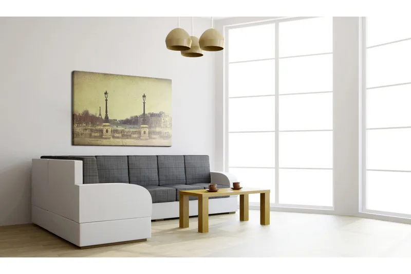 Tavla Paris Staden Drömmar 60X40 Gul - Artgeist sp. z o. o. - Inredning & dekor - Tavlor & konst - Canvastavla