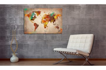 Tavla Painted World 120x80 - Artgeist sp. z o. o. - Inredning & dekor - Tavlor & konst - Canvastavla