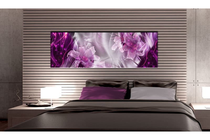 Tavla Purple Flames 135X45 Lila - Artgeist sp. z o. o. - Inredning & dekor - Tavlor & konst - Canvastavla