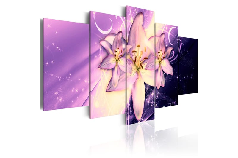 Tavla Purple Galaxy 200X100 Lila|Vit, Artgeist sp. z o. o.