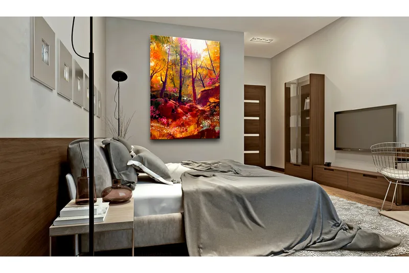 Tavla Painted Forest      40x60 - Artgeist sp. z o. o. - Inredning & dekor - Tavlor & konst - Canvastavla