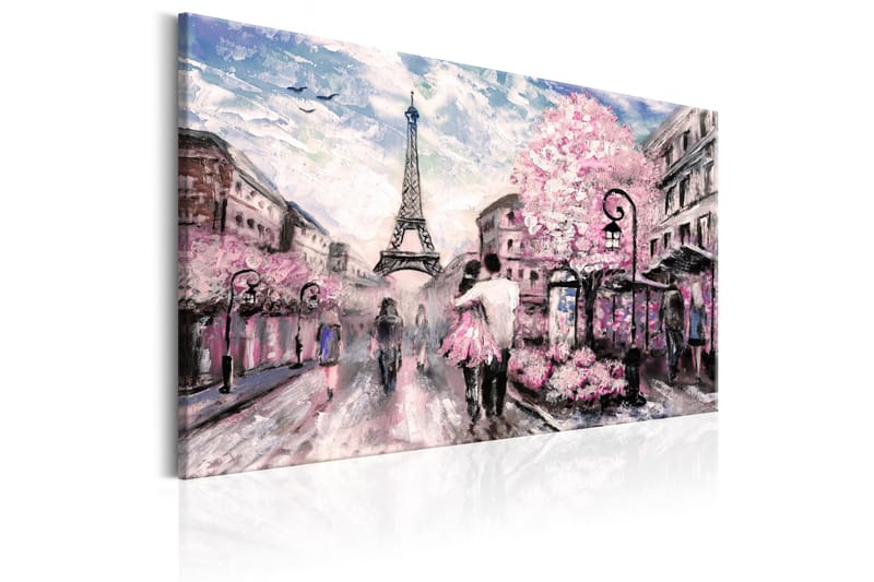 TAVLA Pink Paris 90x60 - Artgeist sp. z o. o. - Inredning & dekor - Tavlor & konst - Canvastavla