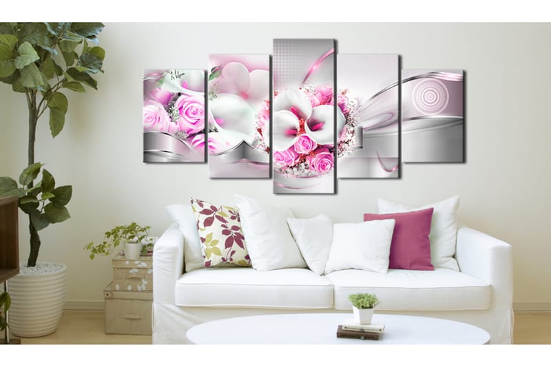 Tavla Pink Marriage 200x100 - Artgeist sp. z o. o. - Inredning & dekor - Tavlor & konst - Canvastavla