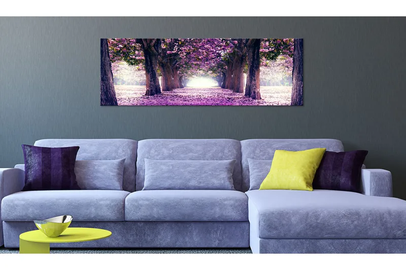 Tavla Purple Spring 120X40 Lila - Artgeist sp. z o. o. - Inredning & dekor - Tavlor & konst - Canvastavla