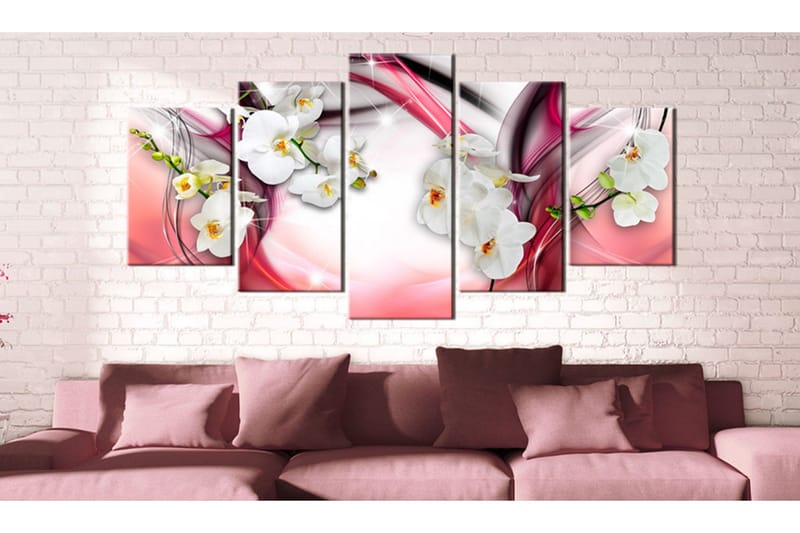 Tavla Pink Melody 100x50 - Artgeist sp. z o. o. - Inredning & dekor - Tavlor & konst - Canvastavla