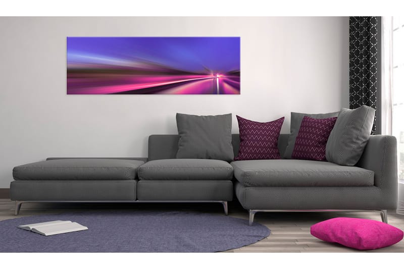 Tavla Port Of Modernity 120X40 Lila - Artgeist sp. z o. o. - Inredning & dekor - Tavlor & konst - Canvastavla