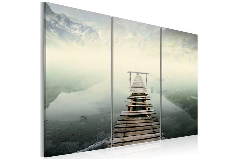 Tavla Point Of No Return Triptych 120X80 Vit, Artgeist sp. z o. o.