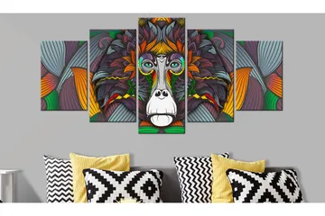 Tavla Philosopher Of The Jungle 200x100 - Artgeist sp. z o. o. - Inredning & dekor - Tavlor & konst - Canvastavla