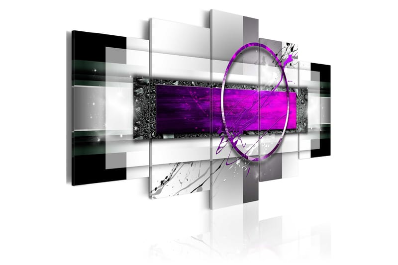 Tavla Purple Rim 100X50 Lila|Vit - Artgeist sp. z o. o. - Inredning & dekor - Tavlor & konst - Canvastavla