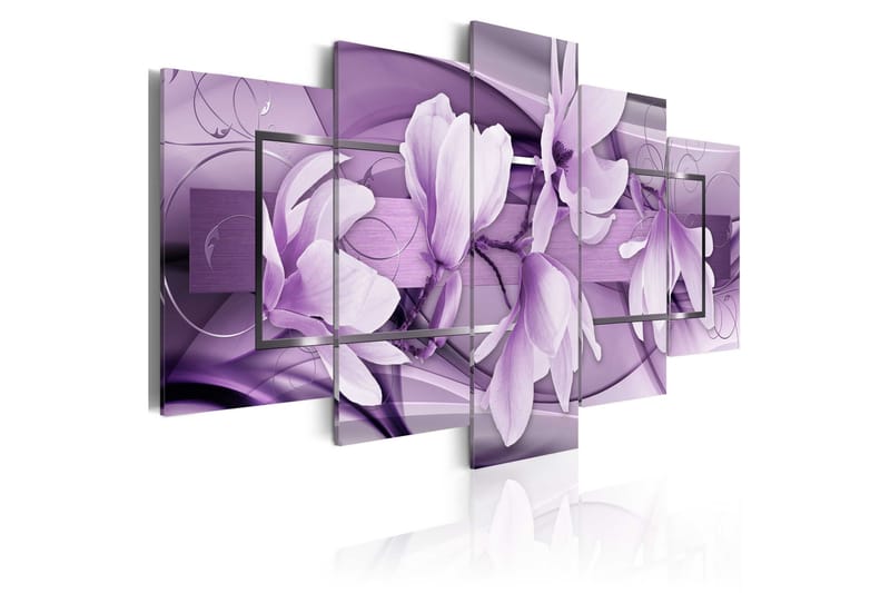 Tavla Purple Wave 100x50, Artgeist sp. z o. o.
