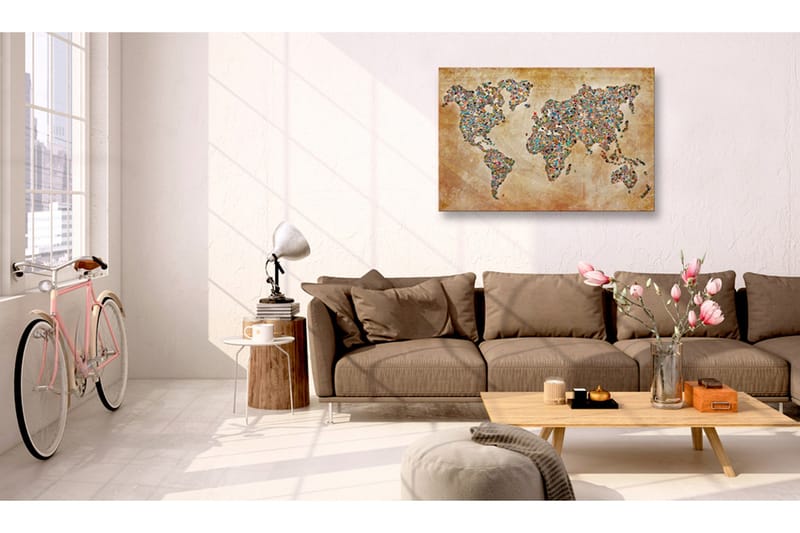Tavla Postcards from the World 60x40 - Artgeist sp. z o. o. - Inredning & dekor - Tavlor & konst - Canvastavla