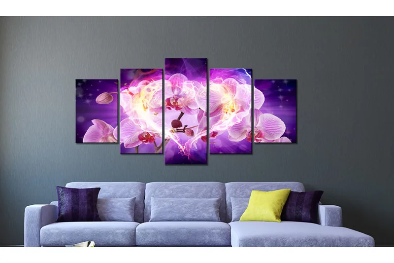 Tavla Powerful Love 200X100 Lila|Vit - Artgeist sp. z o. o. - Inredning & dekor - Tavlor & konst - Canvastavla