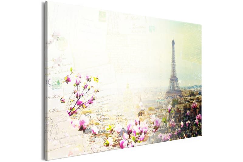 Tavla Postcards from Paris (1 Part) Wide 90x60 - Artgeist sp. z o. o. - Inredning & dekor - Tavlor & konst - Canvastavla