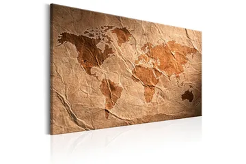 Tavla Paper Map 90x60 - Artgeist sp. z o. o. - Inredning & dekor - Tavlor & konst - Canvastavla
