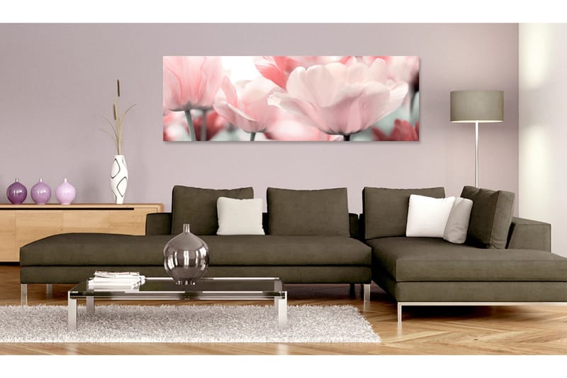 Tavla Pink Tulips 150X50 Rosa - Artgeist sp. z o. o. - Inredning & dekor - Tavlor & konst - Canvastavla