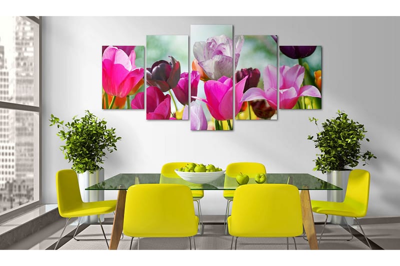 Tavla Pink Fun 200x100 - Artgeist sp. z o. o. - Inredning & dekor - Tavlor & konst - Canvastavla