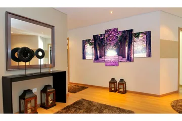 Tavla Purple Avenue 200x100 - Artgeist sp. z o. o. - Inredning & dekor - Tavlor & konst - Canvastavla