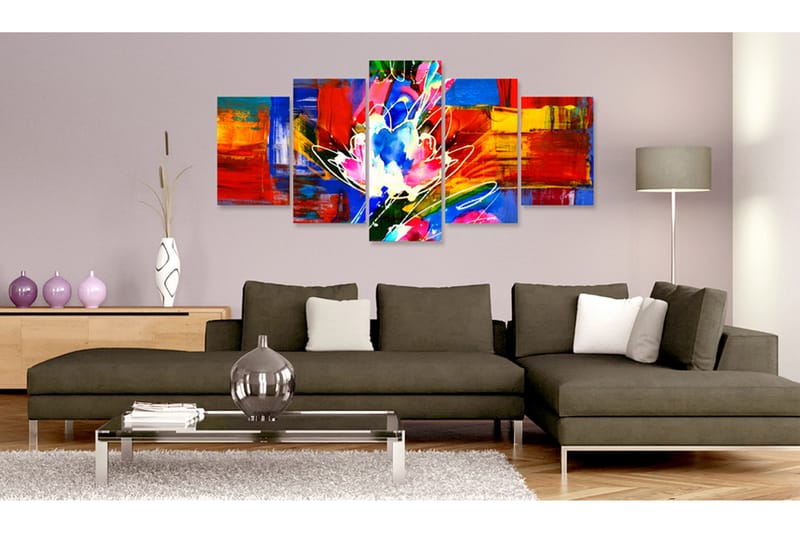 TAVLA Power of Colours 100x50 - Artgeist sp. z o. o. - Inredning & dekor - Tavlor & konst - Canvastavla