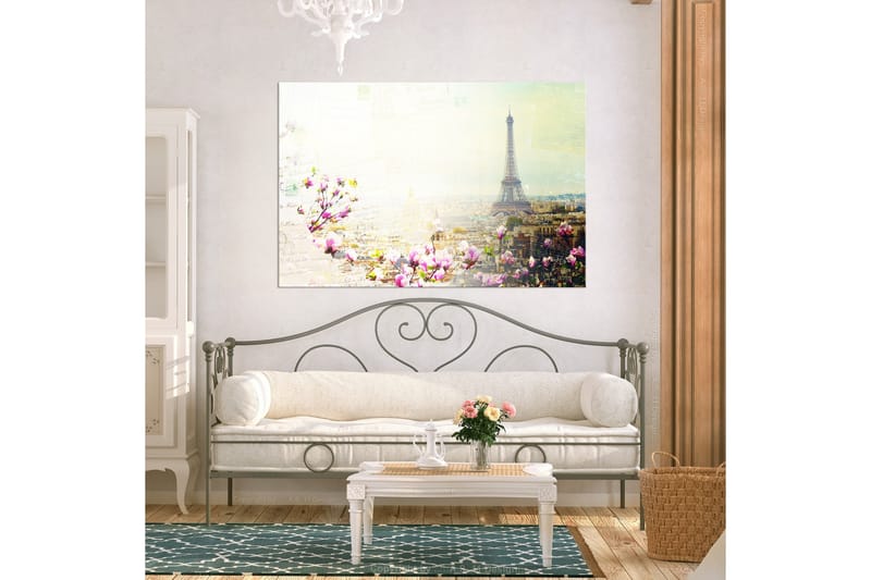 Tavla Postcards from Paris (1 Part) Wide 90x60, Artgeist sp. z o. o.
