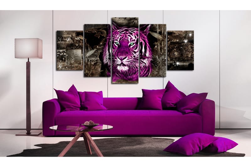 Tavla Purple King 100X50 Flerfärgad - Artgeist sp. z o. o. - Inredning & dekor - Tavlor & konst - Canvastavla