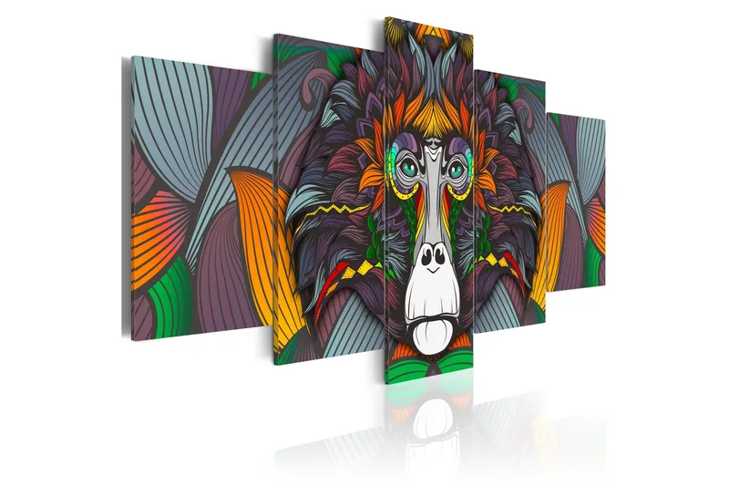 Tavla Philosopher Of The Jungle 100x50, Artgeist sp. z o. o.