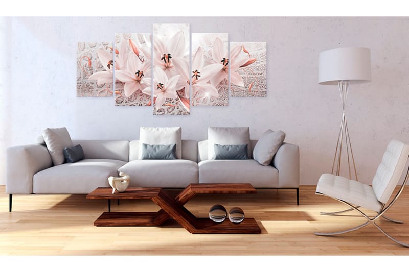Tavla Pink Poem 100x50 - Artgeist sp. z o. o. - Inredning & dekor - Tavlor & konst - Canvastavla