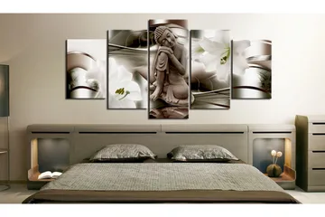 Tavla Pensive Buddha 100x50 - Artgeist sp. z o. o. - Inredning & dekor - Tavlor & konst - Canvastavla