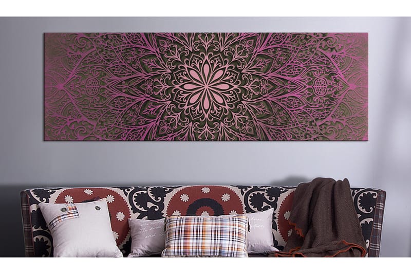 Tavla Pink Sophistication 120X40 Rosa - Artgeist sp. z o. o. - Inredning & dekor - Tavlor & konst - Canvastavla