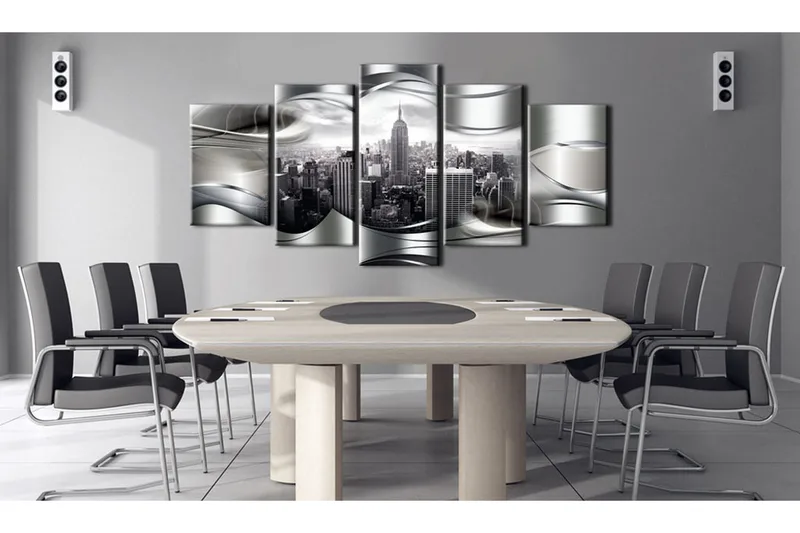 Tavla Platinum New York 200x100 - Artgeist sp. z o. o. - Inredning & dekor - Tavlor & konst - Canvastavla