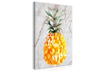 Tavla Pineapple and Marble (1 Part) Vertical 60x90 - Artgeist sp. z o. o. - Inredning & dekor - Tavlor & konst - Canvastavla