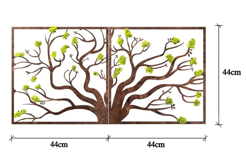 Tree 1 Canvastavla - 90x44 cm - Inredning & dekor - Tavlor & konst - Canvastavla