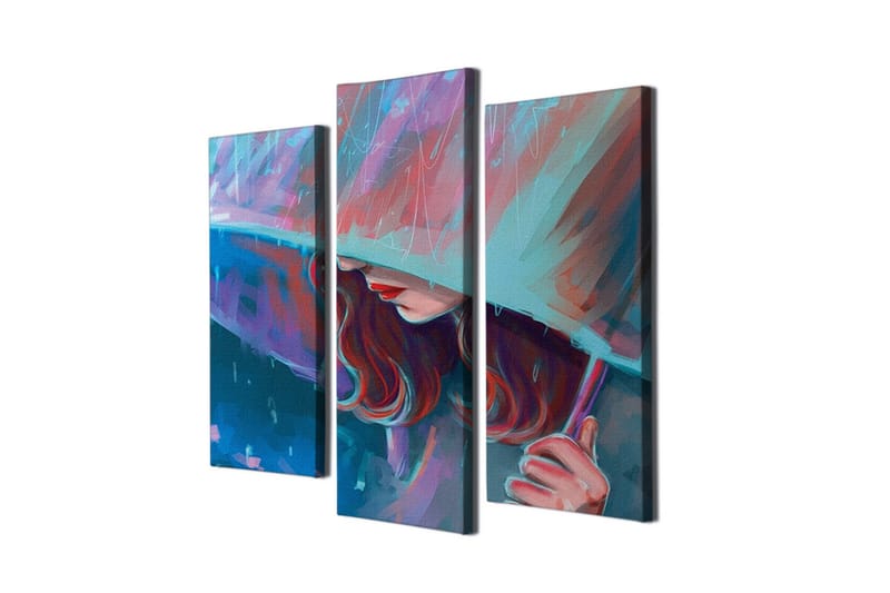 Väggdekor Canvas Målning 3 Delar - Inredning & dekor - Tavlor & konst - Canvastavla