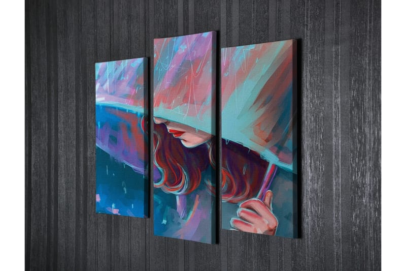Väggdekor Canvas Målning 3 Delar - Inredning & dekor - Tavlor & konst - Canvastavla