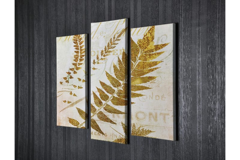 Väggdekor Canvas Målning 3 Delar - Inredning & dekor - Tavlor & konst - Canvastavla