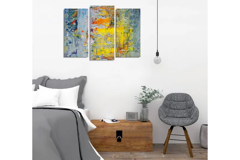 Väggdekor Canvas Målning 3 Delar - Inredning & dekor - Tavlor & konst - Canvastavla