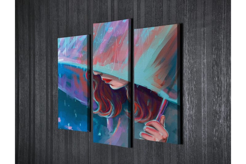 Väggdekor Canvas Målning 3 Delar - Inredning & dekor - Tavlor & konst - Canvastavla