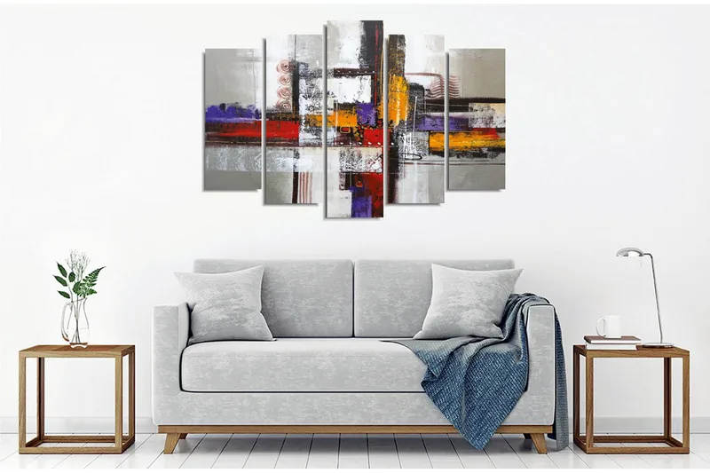 Väggdekor Canvas Målning 5 Delar - Inredning & dekor - Tavlor & konst - Canvastavla