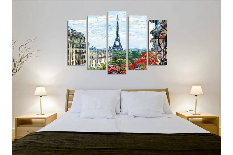 Väggdekor Canvas Målning 5 Delar - Inredning & dekor - Tavlor & konst - Canvastavla