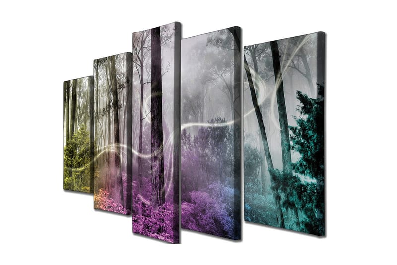Väggdekor Canvas Målning 5 Delar - Inredning & dekor - Tavlor & konst - Canvastavla