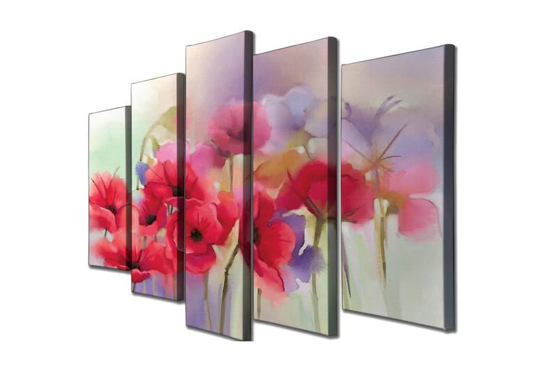 Väggdekor Canvas Målning 5 Delar - Inredning & dekor - Tavlor & konst - Canvastavla