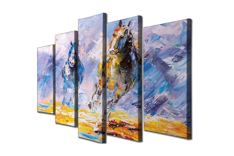 Väggdekor Canvas Målning 5 Delar - Inredning & dekor - Tavlor & konst - Canvastavla