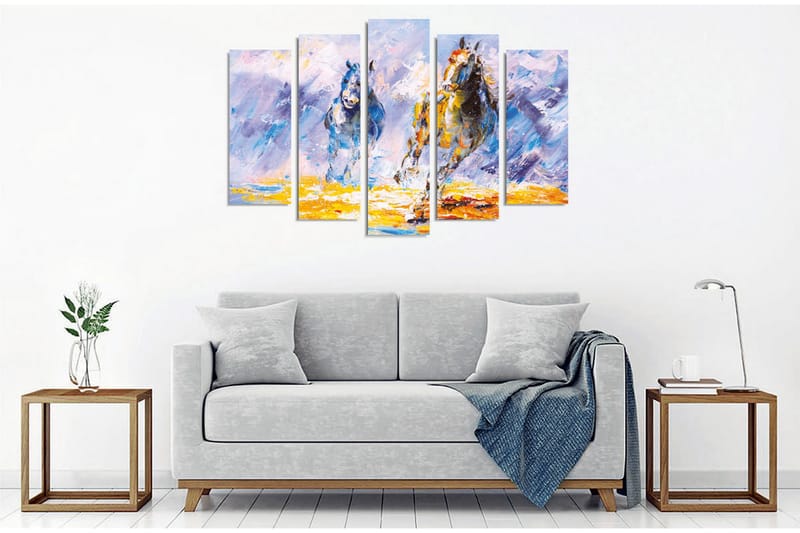Väggdekor Canvas Målning 5 Delar - Inredning & dekor - Tavlor & konst - Canvastavla
