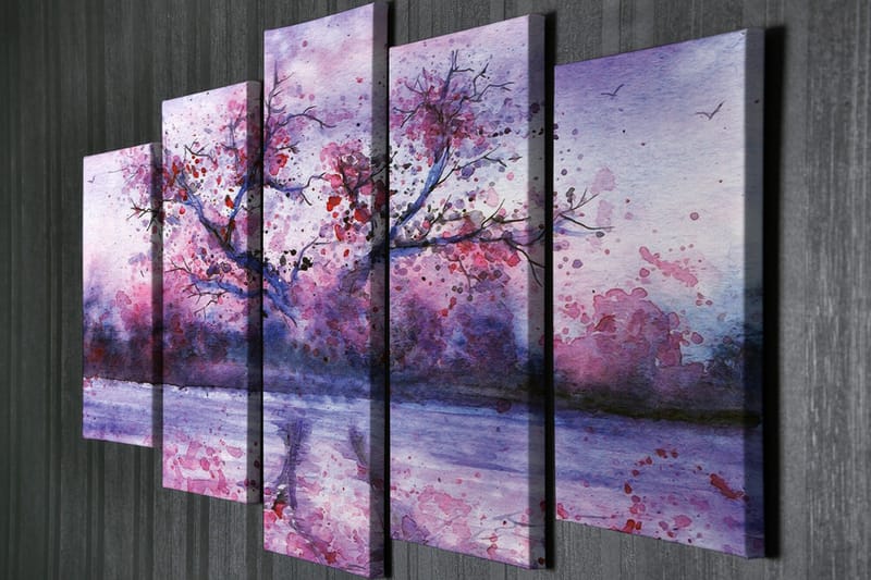 Väggdekor Canvas Målning 5 Delar - Inredning & dekor - Tavlor & konst - Canvastavla