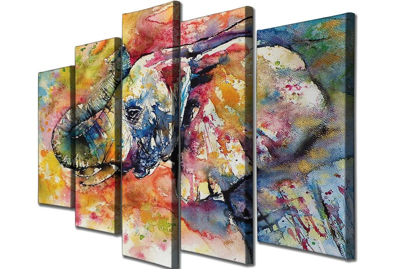 Väggdekor Canvas Målning 5 Delar - Inredning & dekor - Tavlor & konst - Canvastavla