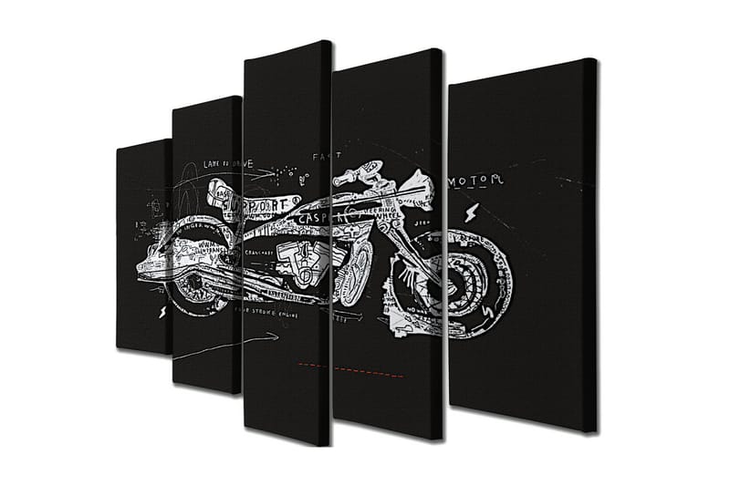 Väggdekor Canvas Målning 5 Delar - Inredning & dekor - Tavlor & konst - Canvastavla