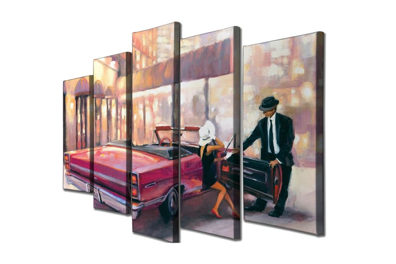 Väggdekor Canvas Målning 5 Delar - Inredning & dekor - Tavlor & konst - Canvastavla