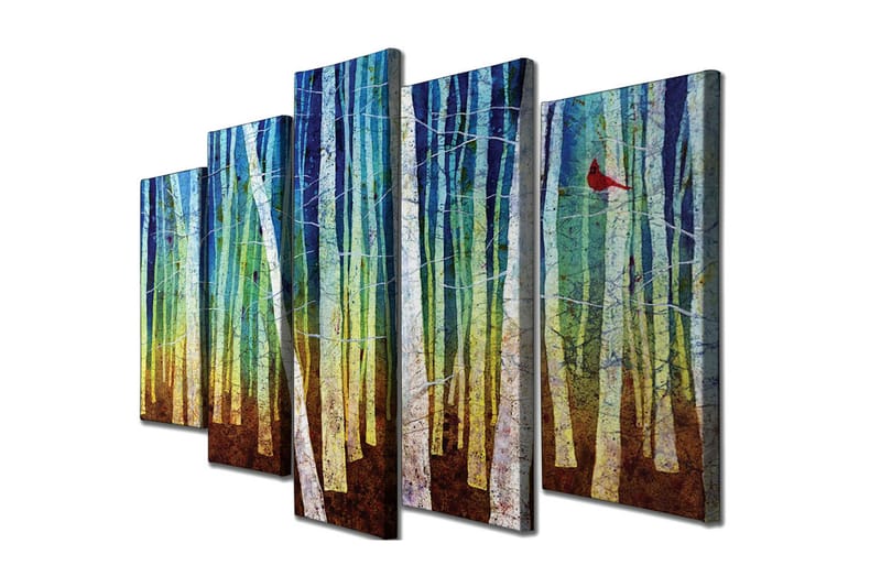Väggdekor Canvas Målning 5 Delar - Inredning & dekor - Tavlor & konst - Canvastavla